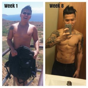 8 week fitness transformation